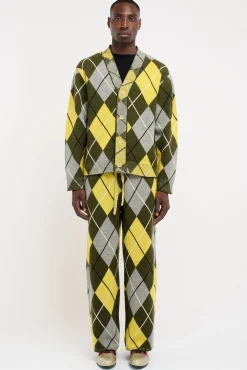 Women The Elder Statesman Argyle Cardigan