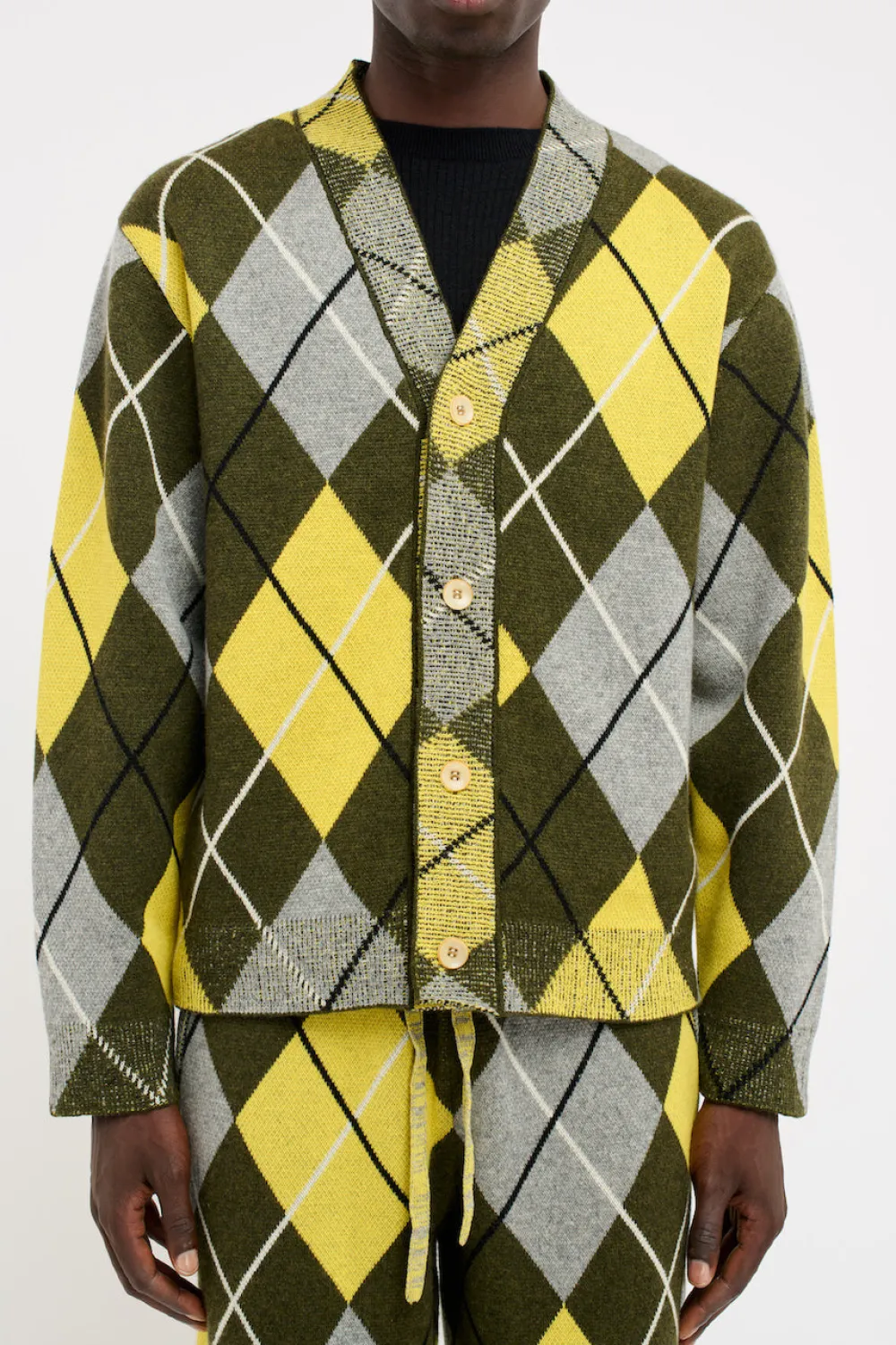 Women The Elder Statesman Argyle Cardigan