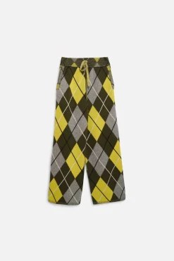Women The Elder Statesman Argyle Lounge Pant