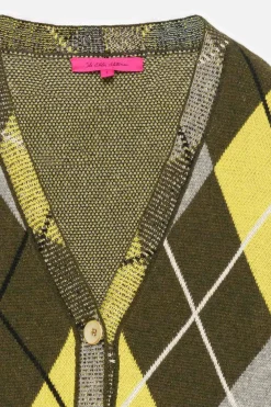 Women The Elder Statesman Argyle Women's Cardigan