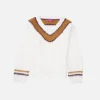 Women The Elder Statesman Big Varsity Women's V-Neck