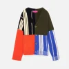 The Elder Statesman Border Stripe Cardigan
