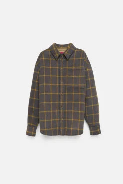 The Elder Statesman Brush Check Overshirt
