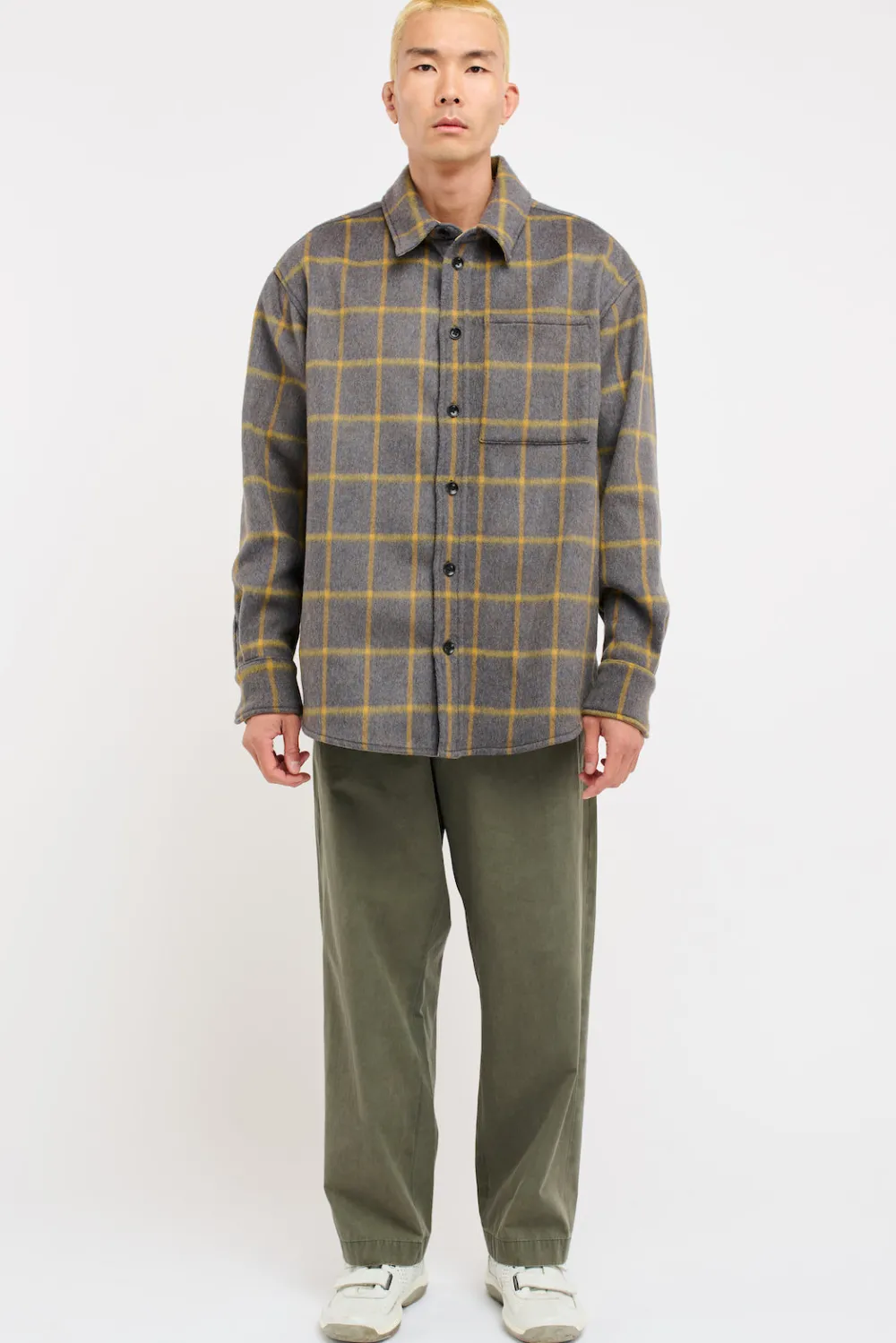 The Elder Statesman Brush Check Overshirt