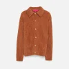 The Elder Statesman Chenille Button-Up Shirt