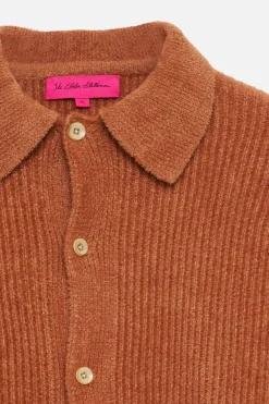 The Elder Statesman Chenille Button-Up Shirt