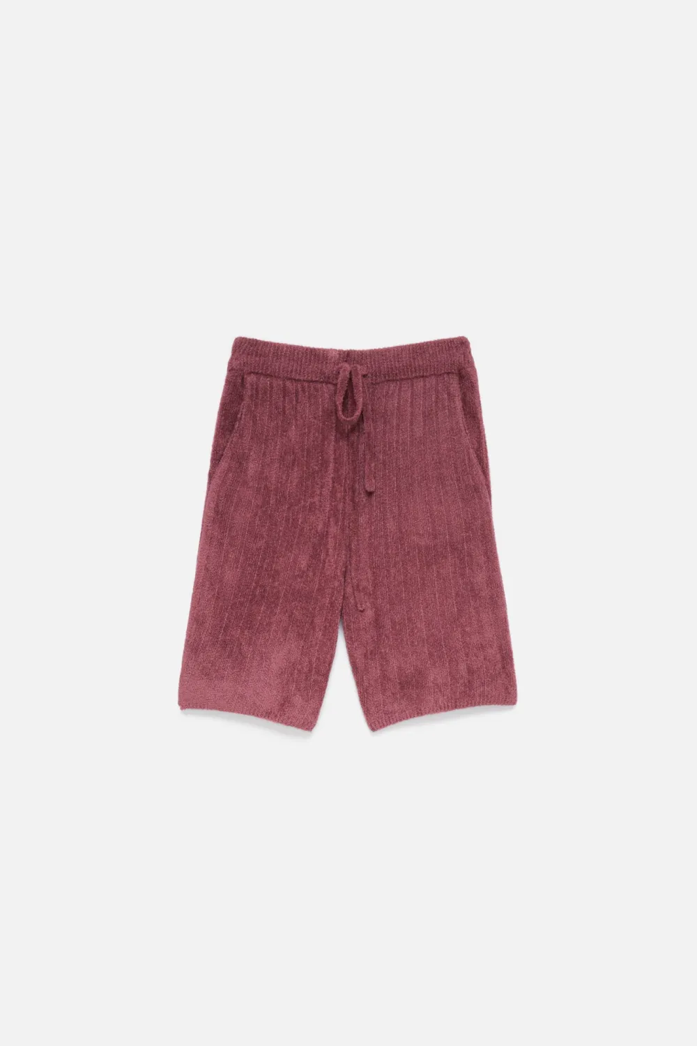 The Elder Statesman Chenille Rib Short