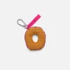 The Elder Statesman Crchet Letter Keychain Charm