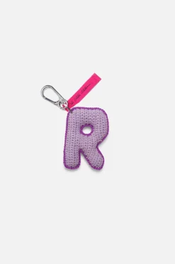 The Elder Statesman Cochet Lette Keychain Cham