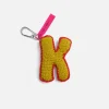 The Elder Statesman Crochet Letter eychain Charm