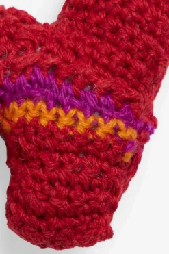 The Elder Statesman Crochet Letter Keychain Charm