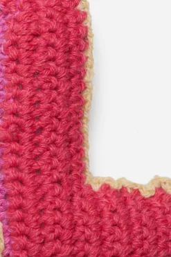 The Elder Statesman Crochet etter Keychain Charm