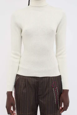 Women The Elder Statesman Delicash Women's Turtleneck
