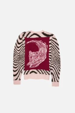 Women The Elder Statesman Digital Surfer Women's Crew