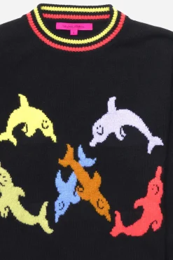 Women The Elder Statesman Dolphinity Women's Crew