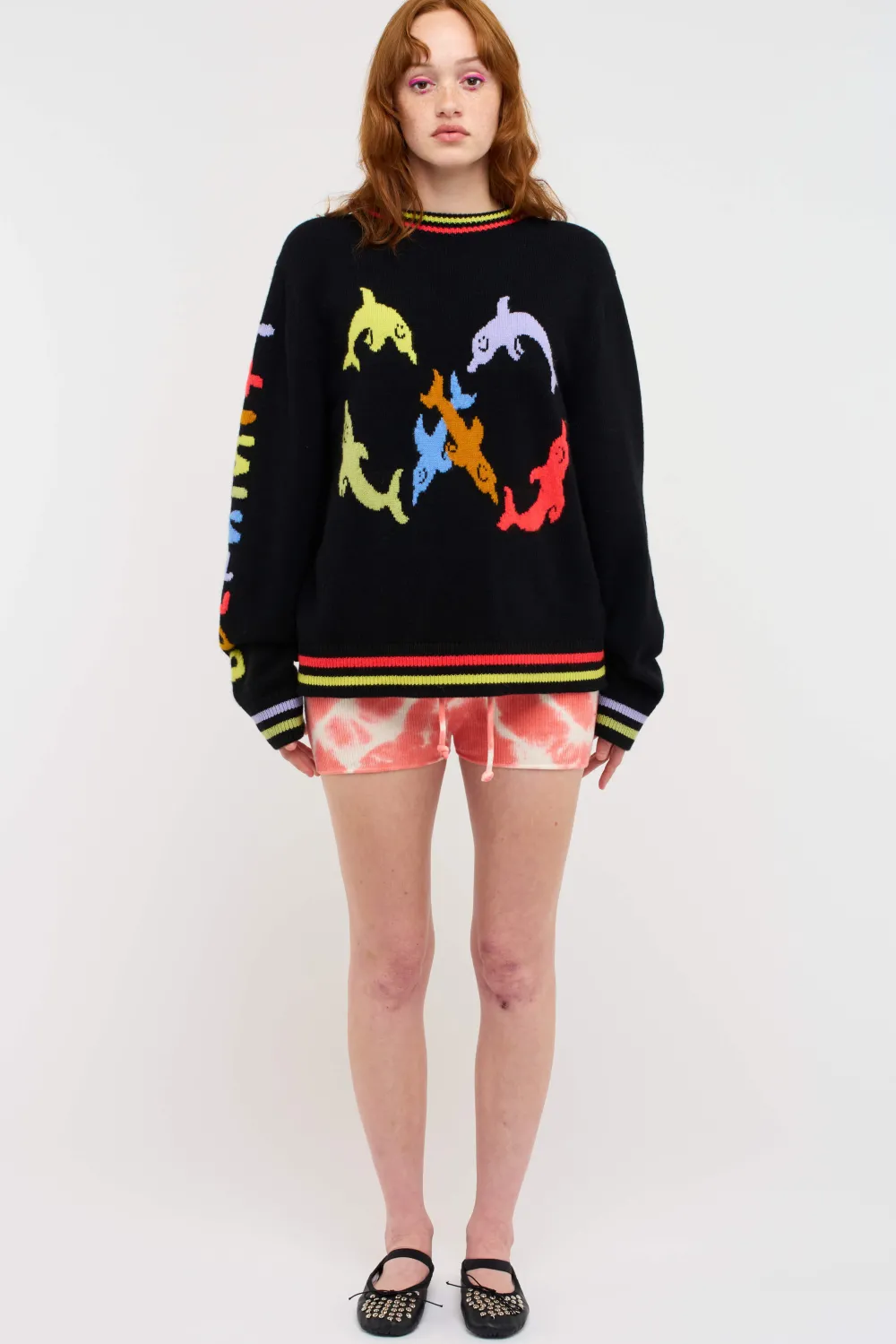 Women The Elder Statesman Dolphinity Women's Crew