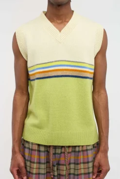 Women The Elder Statesman Elder Stripe Vest