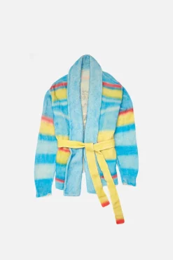 Women The Elder Statesman Graffiti Women's Belted Cardigan