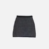 Women The Elder Statesman Grid Stitch Skirt