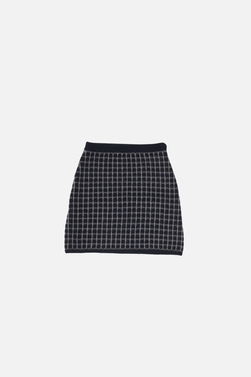 Women The Elder Statesman Grid Stitch Skirt