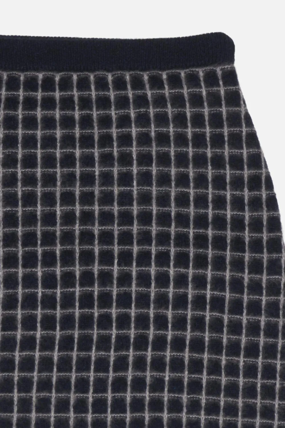Women The Elder Statesman Grid Stitch Skirt