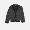 Women The Elder Statesman Grid Stitch Women's Cardigan