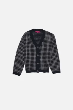 Women The Elder Statesman Grid Stitch Women's Cardigan