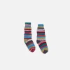 The Elder Statesman Hand Knit Mismatched Sock