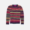 The Elder Statesman Hardwire Stripe Crew
