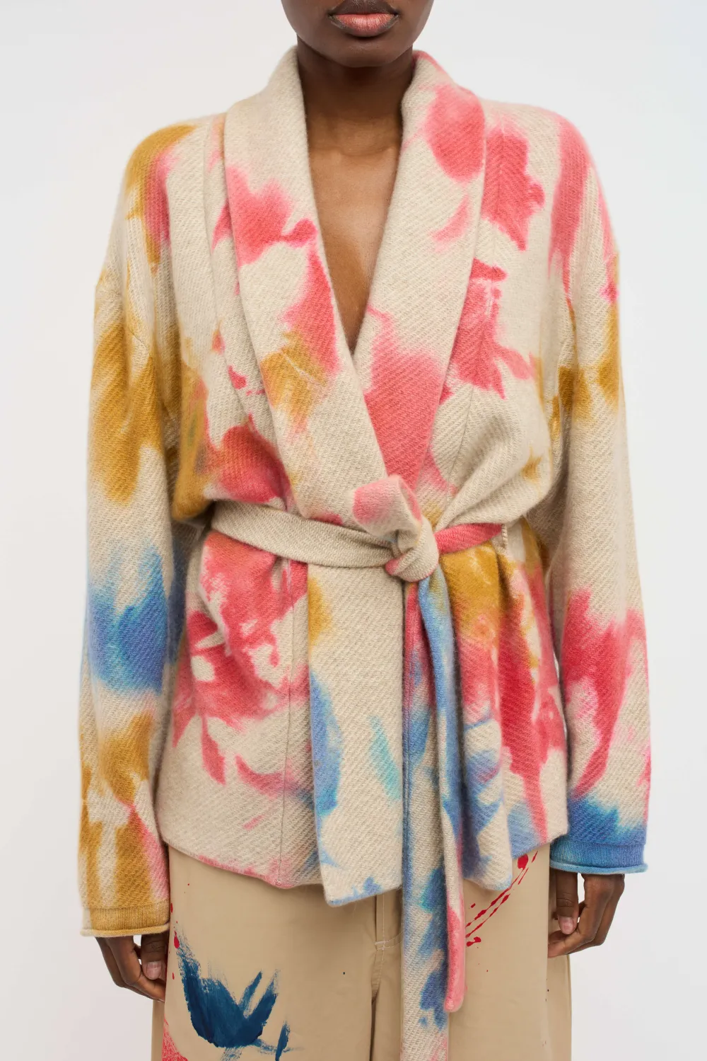 Women The Elder Statesman Herring Dye Women's Cardigan