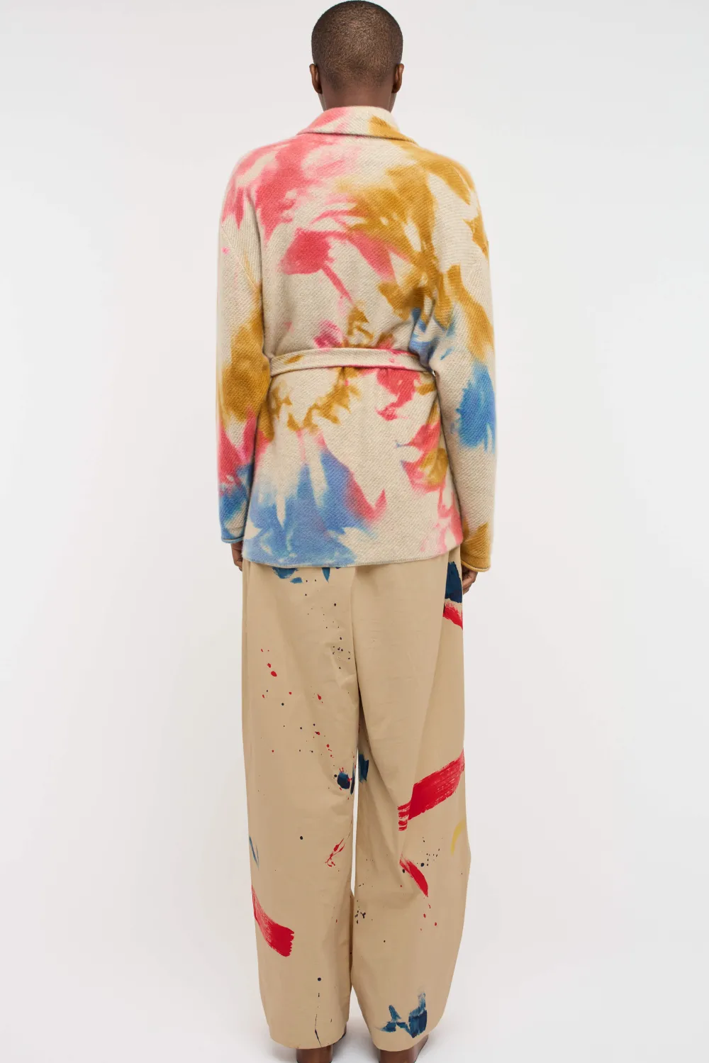 Women The Elder Statesman Herring Dye Women's Cardigan