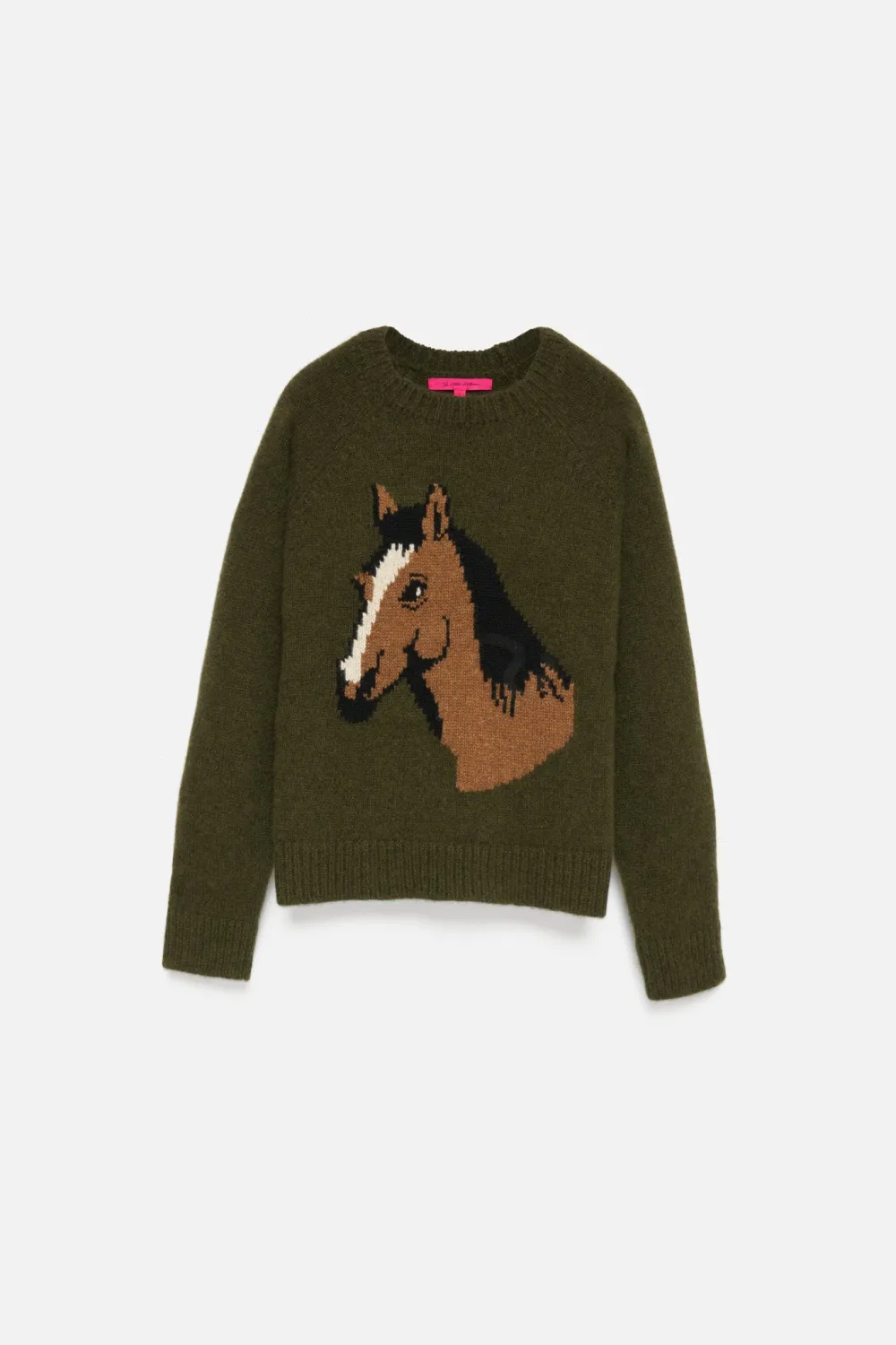 Women The Elder Statesman Horsey Raglan Crew