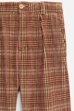 Women The Elder Statesman Jocky Plaid Cord Pant