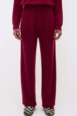 Women The Elder Statesman Knit Work Pant