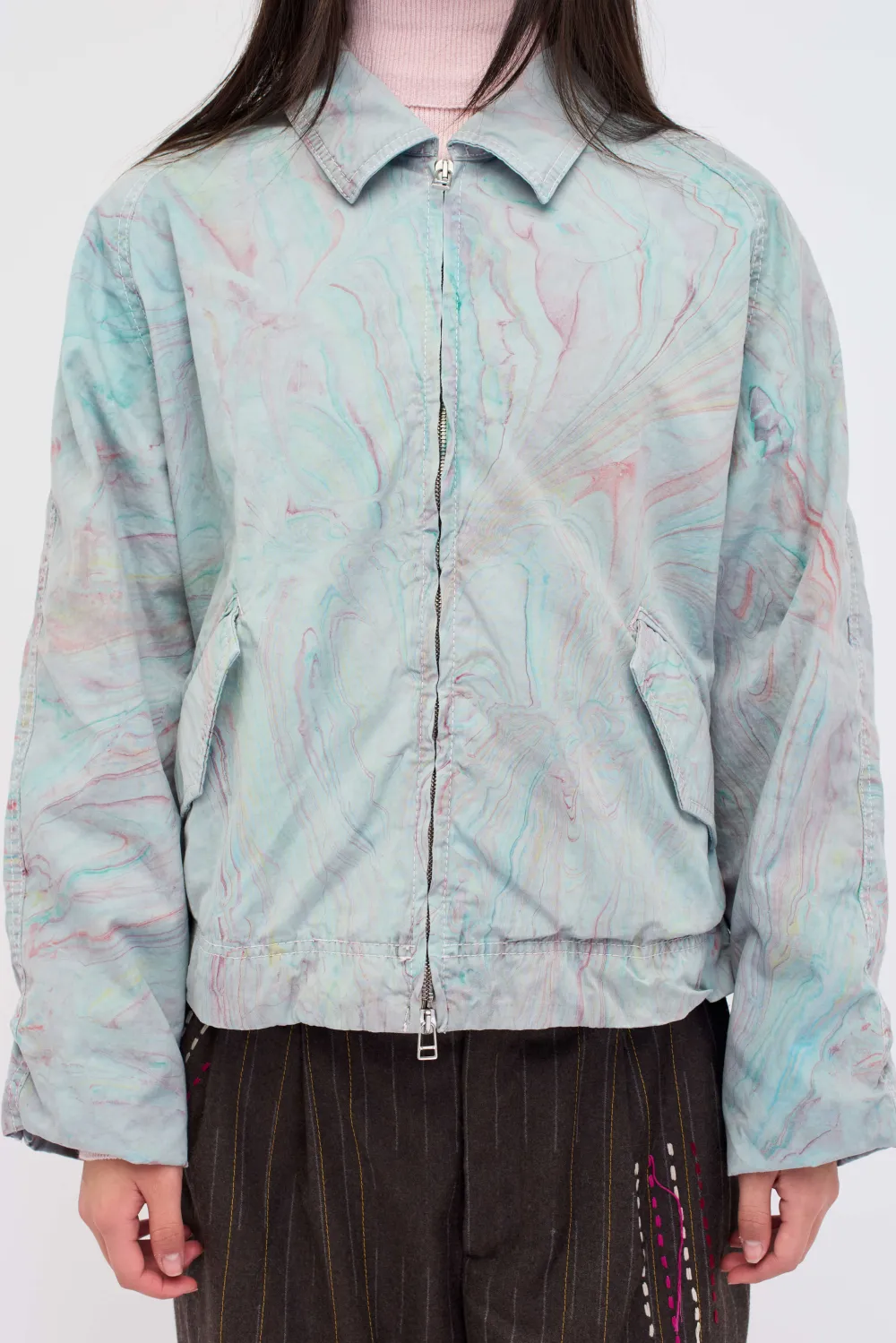 Women The Elder Statesman Marble Women's Cruiser Jacket