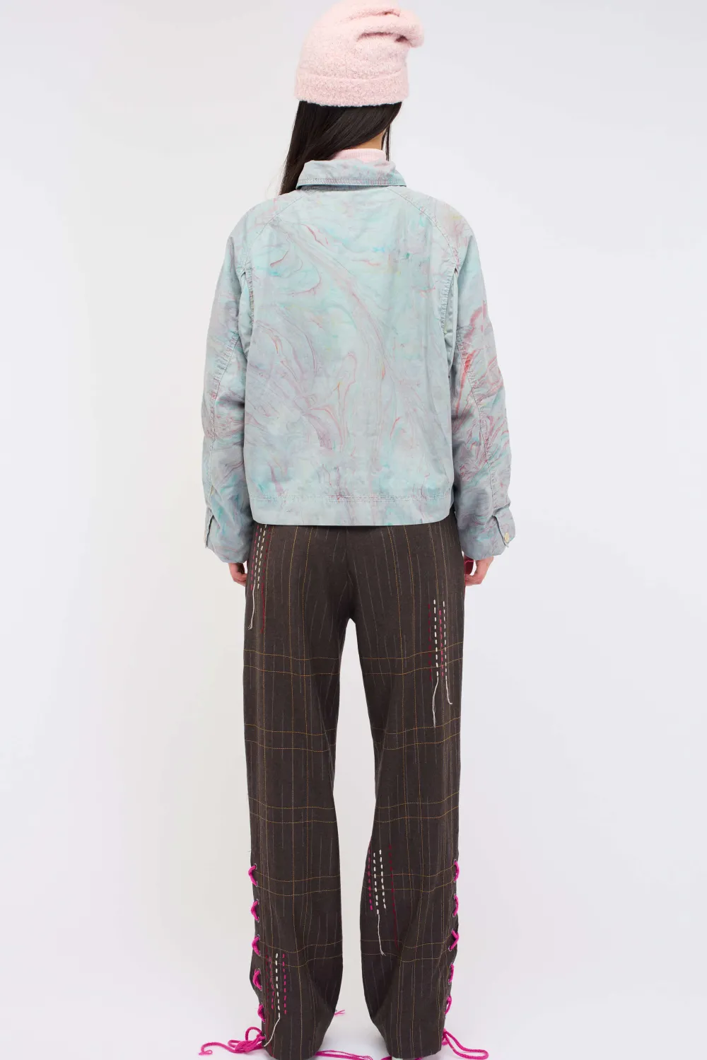 Women The Elder Statesman Marble Women's Cruiser Jacket