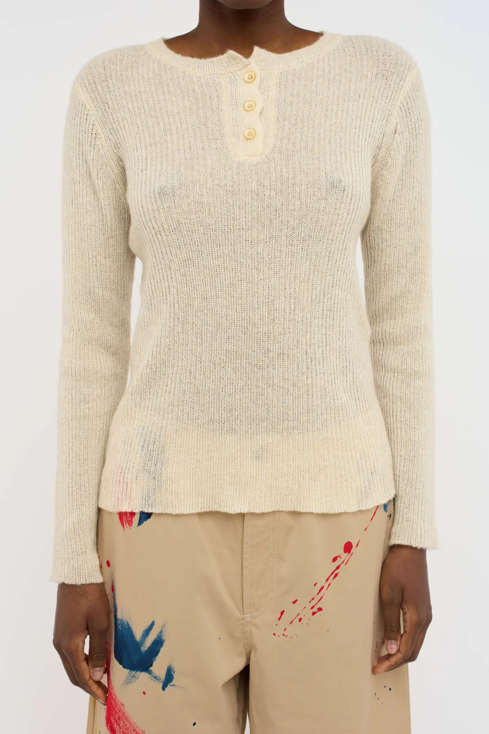 Women The Elder Statesman Nimbus Women's Cozy Henley