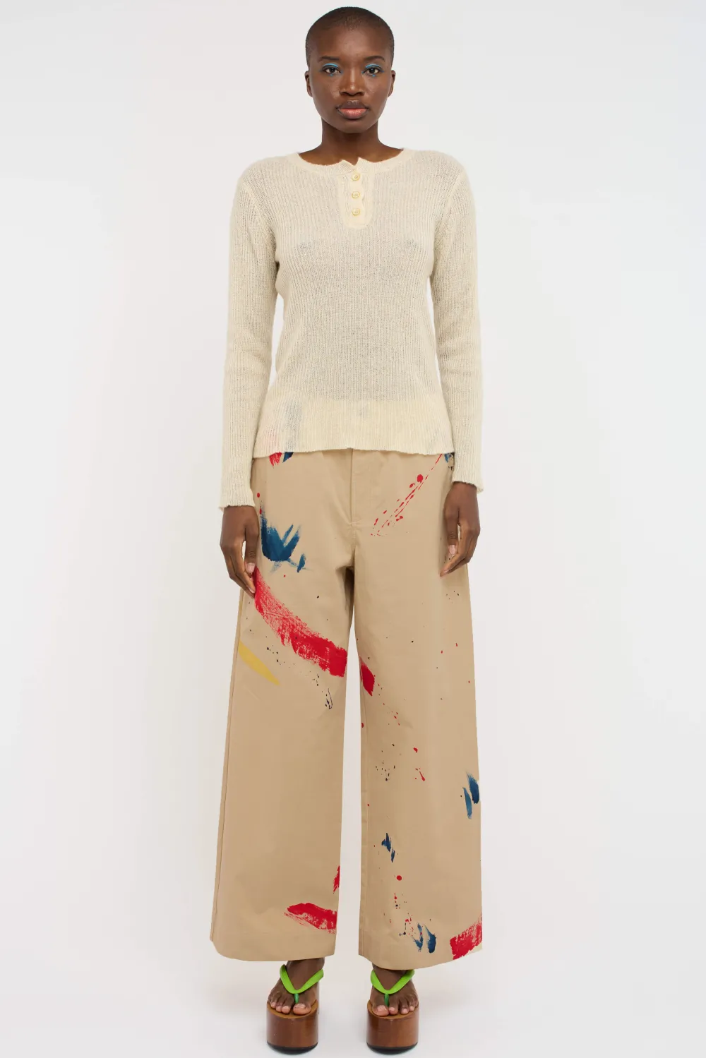 Women The Elder Statesman Nimbus Women's Cozy Henley
