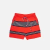 Women The Elder Statesman Nora Rollie Stripe Boxy Short