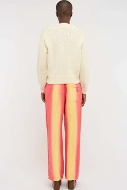 Women The Elder Statesman Nora Whip Women's Boxy V-Neck