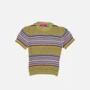 Women The Elder Statesman Nova Net Stripe Women's Top