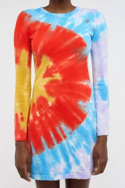 Women The Elder Statesman Nova Spin Mini Dress LS