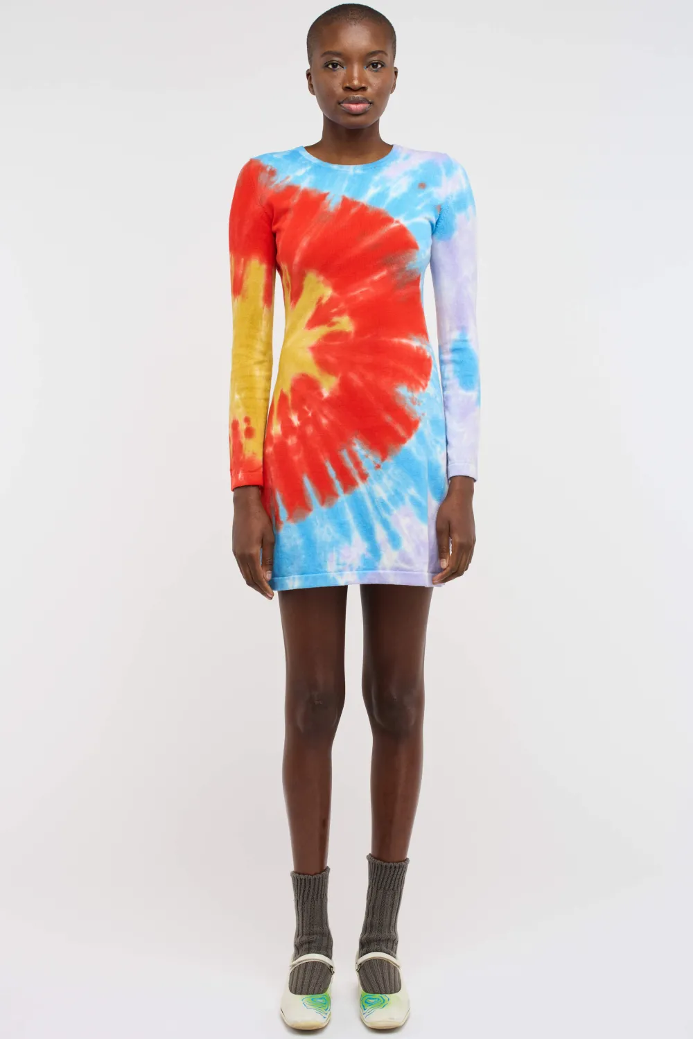 Women The Elder Statesman Nova Spin Mini Dress LS