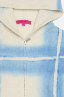 Women The Elder Statesman Plaid Dye Women's Zip Hoodie