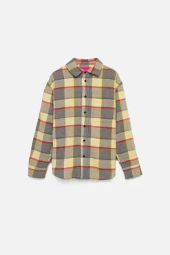 The Elder Statesman Plaid Woven Overshirt