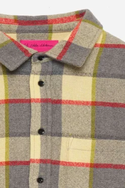 The Elder Statesman Plaid Woven Overshirt