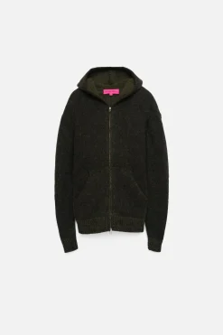 The Elder Statesman Plaited Zip Hoodie