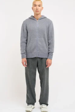 The Elder Statesman Plaited Zip Hoodie