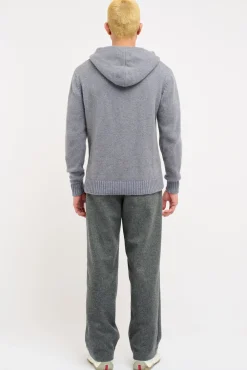 The Elder Statesman Plaited Zip Hoodie