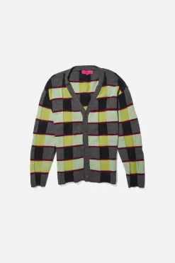 Women The Elder Statesman Promotion Plaid Cardigan